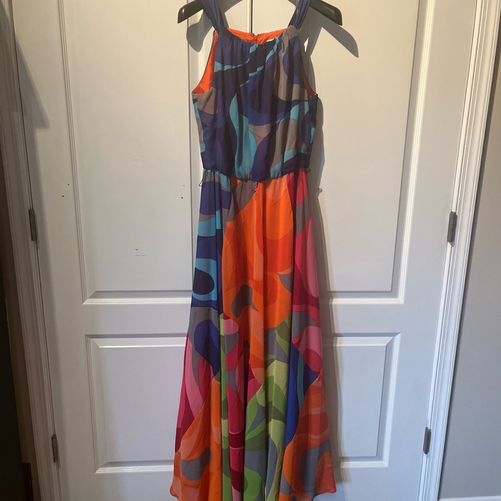 Soft Surroundings Vibrant Multicolor Dress